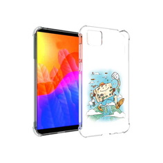 Чехол MyPads Счастливый чемодан для Honor 9S (DUA-LX9)