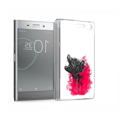 Чехол MyPads Tocco для Sony Xperia XZ Premium медведь в дымке (PT67145.226.463)