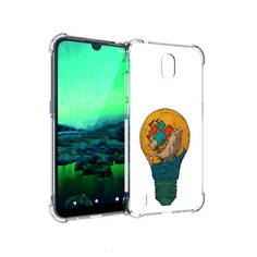 Чехол MyPads Tocco для Nokia 1.3 кит в лампочке с парусами (PT227048.104.387)