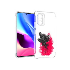 Чехол MyPads Tocco для Xiaomi Redmi K40 медведь в дымке (PT158239.260.463)