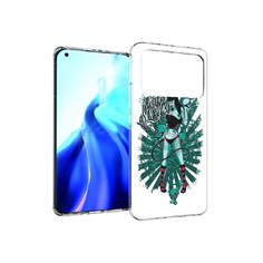 Чехол MyPads Tocco для Xiaomi Mi 11 Ultra нарисованная девушка в татуировках