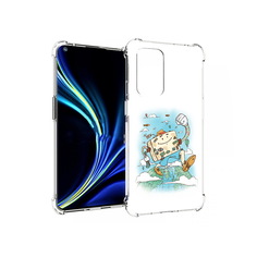 Чехол MyPads Tocco для OnePlus 9 Счастливый чемодан (PT159409.128.166)