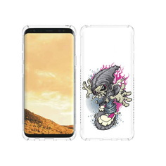 Чехол MyPads Tocco для Samsung Galaxy S9 нарисованный скелет на скейт борде