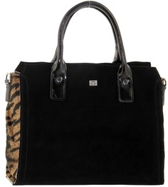 Сумка женская VELINA FABBIANO E 552340 черный, коричневый