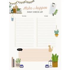 Расписание уроков Планер А5+ Check list 155л. склейка недат.ПНС2255502 1556762 Канц Эксмо