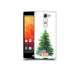 Чехол MyPads Tocco для LG Magna Елка новогодняя с подарками акварель (PT13410.79.78)