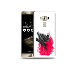 Чехол MyPads Tocco для Asus ZenFone 3 медведь в дымке