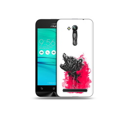 Чехол MyPads Tocco для Asus ZenFone Go (ZB452KG) медведь в дымке