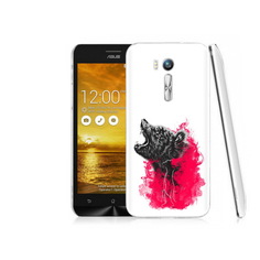 Чехол MyPads Tocco для Asus ZenFone Go (ZB551KL) медведь в дымке
