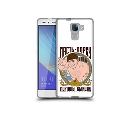 Чехол MyPads Tocco для Honor 7 Пасть порву (PT28758.36.131)