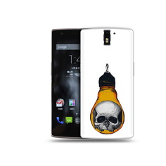 Чехол MyPads Tocco для OnePlus One череп в лампочке