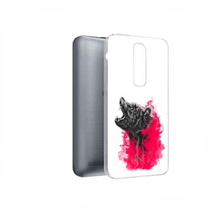 Чехол MyPads Tocco для Asus ZenFone 2 Laser (ZE601KL) медведь в дымке