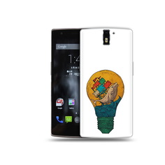 Чехол MyPads Tocco для OnePlus One кит в лампочке с парусами