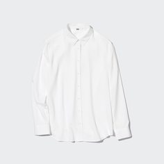 Рубашка женская UNIQLO 451089COL00 белая 2XS (доставка из-за рубежа)