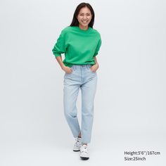Брюки женские UNIQLO 453975COL62 синие 27 (доставка из-за рубежа)