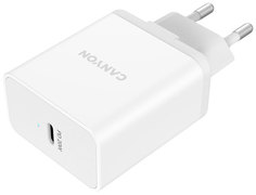 Сетевое зарядное устройство Canyon 36W H-36 USB A / Micro USB 1xUSB 3 А белый