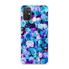 Чехол на ZTE Blade A52 "Цветочный ковер" Case Place