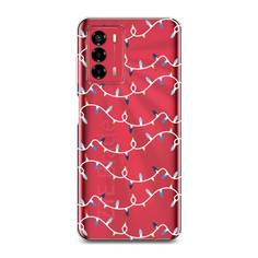 Чехол на ZTE Blade A72 "Разноцветная гирлянда" Case Place