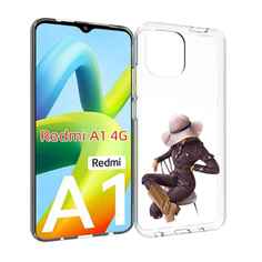 Чехол MyPads загадочная-девушка-в-костюме женский для Xiaomi Redmi A1