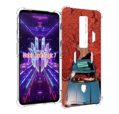 Чехол MyPads машина мчится с дымком для ZTE Nubia Red Magic 7