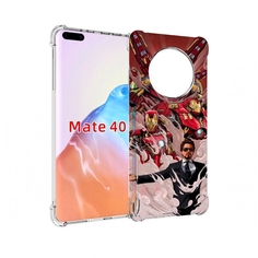 Чехол MyPads Tocco для Huawei Mate 40 Тони-Старк-и-костюмы