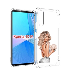 Чехол MyPads Роскошное-платье женский для Sony Xperia 10 IV (10-4)