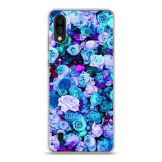 Чехол на ZTE Blade A51 lite "Цветочный ковер" Case Place