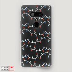 Чехол на HTC U12 "Разноцветная гирлянда" Case Place