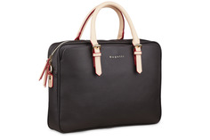 Портфель женский BUGATTI Ella 15, тёмно-коричневый, полиуретан, 38х6х27,5 см 49662602