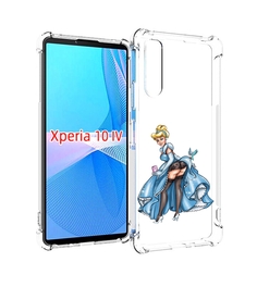 Чехол MyPads девушка-в-платье-красивая женский для Sony Xperia 10 IV (10-4)