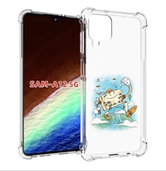 Чехол MyPads Счастливый чемодан для Samsung Galaxy A12 (SM-A125F) 2020/21
