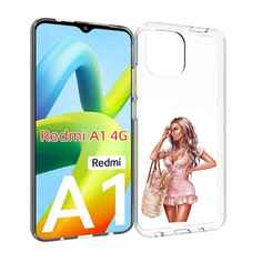 Чехол MyPads Девушка-в-мини-платье женский для Xiaomi Redmi A1