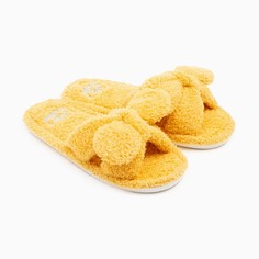 Тапочки женские Smile of Milady 9257474 желтые 36-37 RU