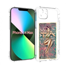 Чехол MyPads постер-рианна для iPhone 14 Plus (6.7)