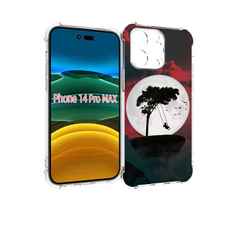 Чехол MyPads качели-над-пропастью для iPhone 14 Pro Max