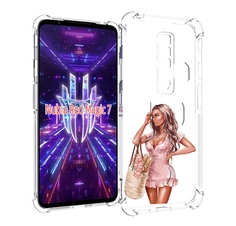 Чехол MyPads Девушка-в-мини-платье женский для ZTE Nubia Red Magic 7