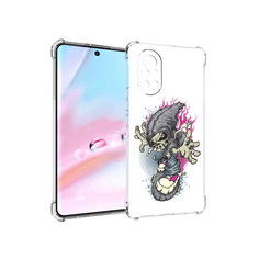Чехол MyPads нарисованный скелет на скейт борде для Huawei Nova 8 (ANG-LX1)
