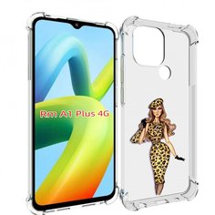 Чехол MyPads леопардовое платье женский для Xiaomi Redmi A1 Plus +