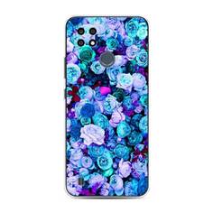 Чехол на Oppo Realme C21Y "Цветочный ковер" Case Place