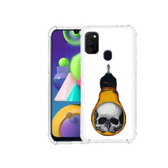 Чехол MyPads Tocco для Samsung Galaxy M21 череп в лампочке (PT147110.591.676)