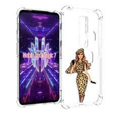 Чехол MyPads леопардовое платье женский для ZTE Nubia Red Magic 7