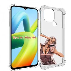 Чехол MyPads девушка-в-прозрачной-одежде для Xiaomi Redmi A1 Plus +