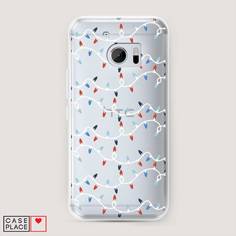 Чехол на HTC One M10 (HTC 10) "Разноцветная гирлянда" Case Place