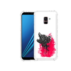Чехол MyPads Tocco для Samsung Galaxy A8 Plus медведь в дымке (PT119249.593.463)