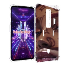 Чехол MyPads лицо девушки тень женский для ZTE Nubia Red Magic 7