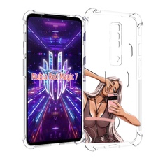 Чехол MyPads девушка-в-прозрачной-одежде для ZTE Nubia Red Magic 7