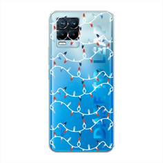 Чехол на Oppo Realme 8 "Разноцветная гирлянда" Case Place