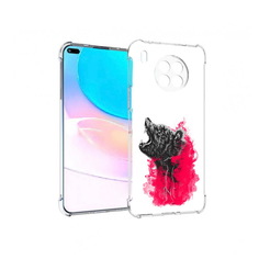 Чехол задняя-панель-накладка-бампер MyPads медведь в дымке для Huawei Nova 8i