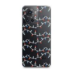 Чехол на OnePlus 10R "Разноцветная гирлянда" Case Place