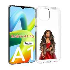 Чехол MyPads девушка-в-вечернем-платье женский для Xiaomi Redmi A1